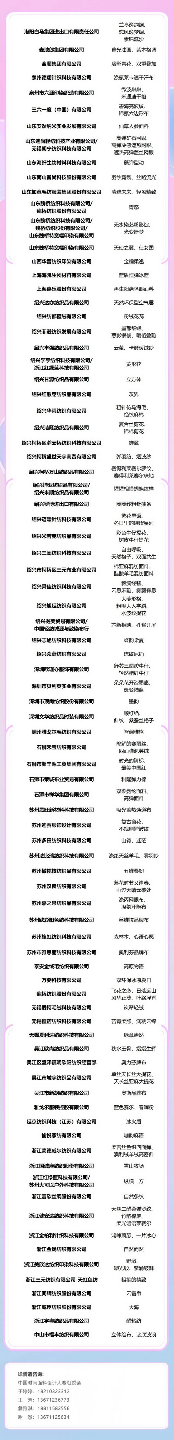 重磅出爐！2025中國(guó)時(shí)尚面料設(shè)計(jì)大賽獲獎(jiǎng)名單